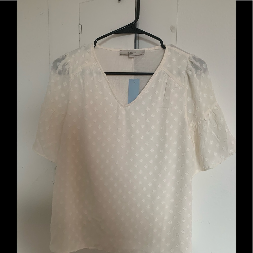 Cream blouse - never worn